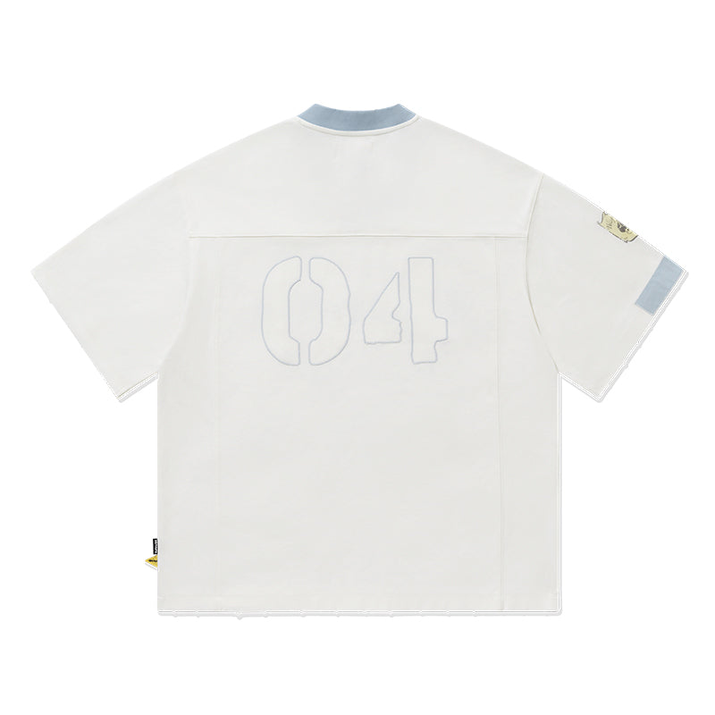 Hirono Whistle Arena Patchwork Short Sleeve T-Shirt