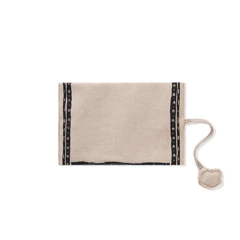 HIRONO Freedom Island Printed Embroidered Fabric Tissue Box