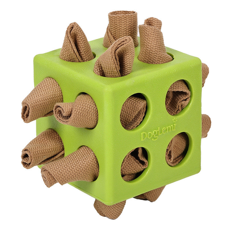 Snuffle Cube Interactive Dog Toy