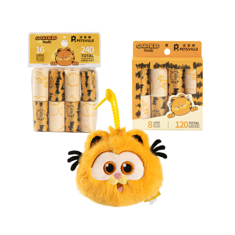 Garfield Series Dog Poop Bag Holder + Poop Bags