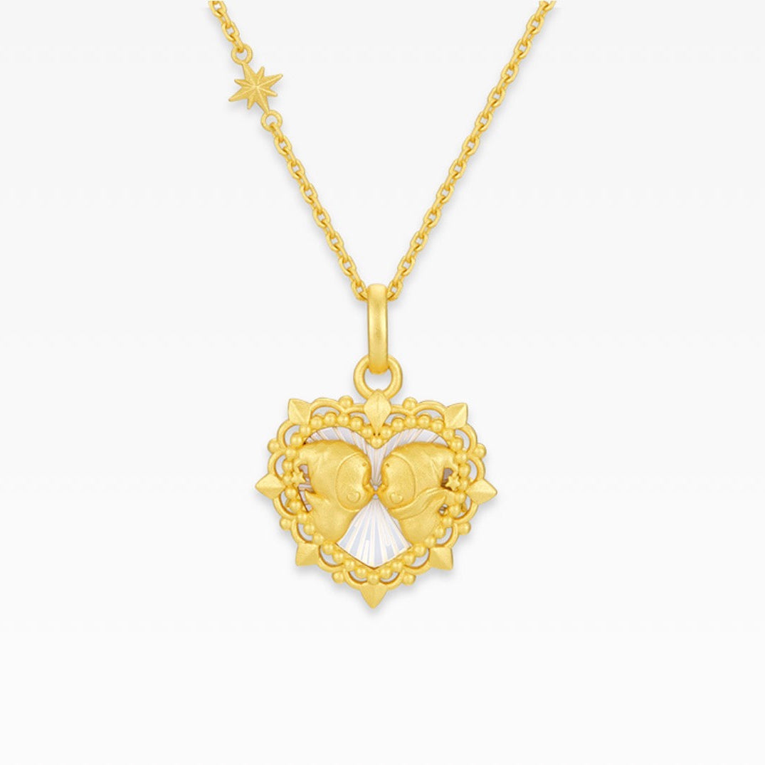 POPOP Jewelry Twinkle Twinkle Magic of Love Series Kiss Necklace