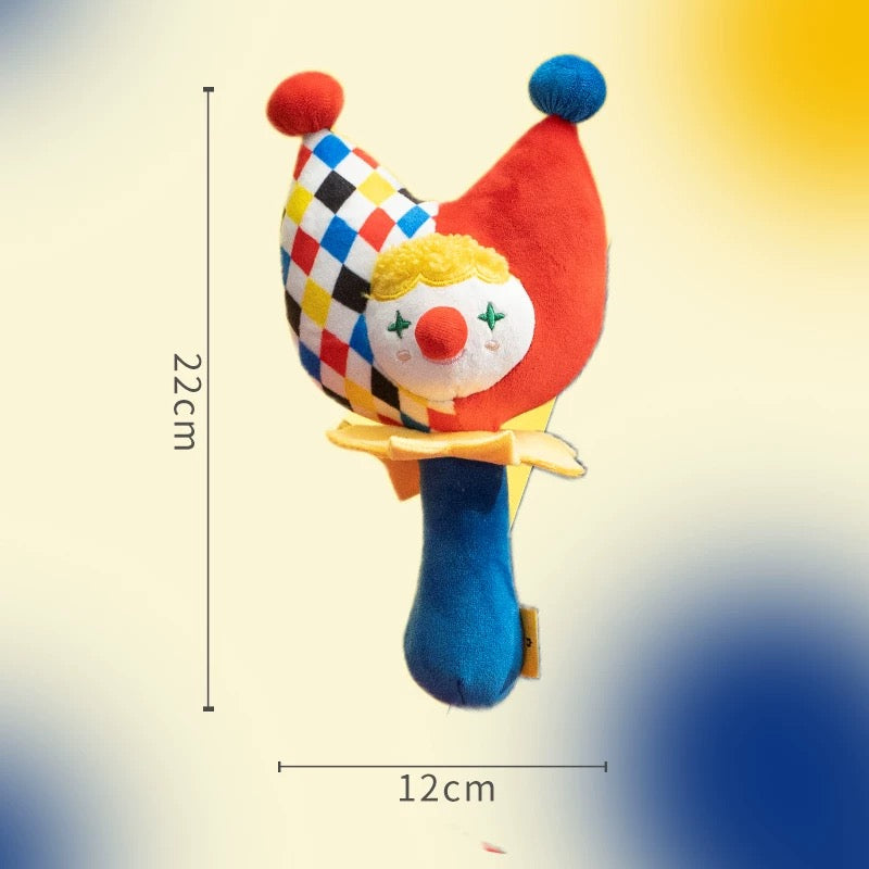 Clown & Bunny Plush Sound Dog Toy series