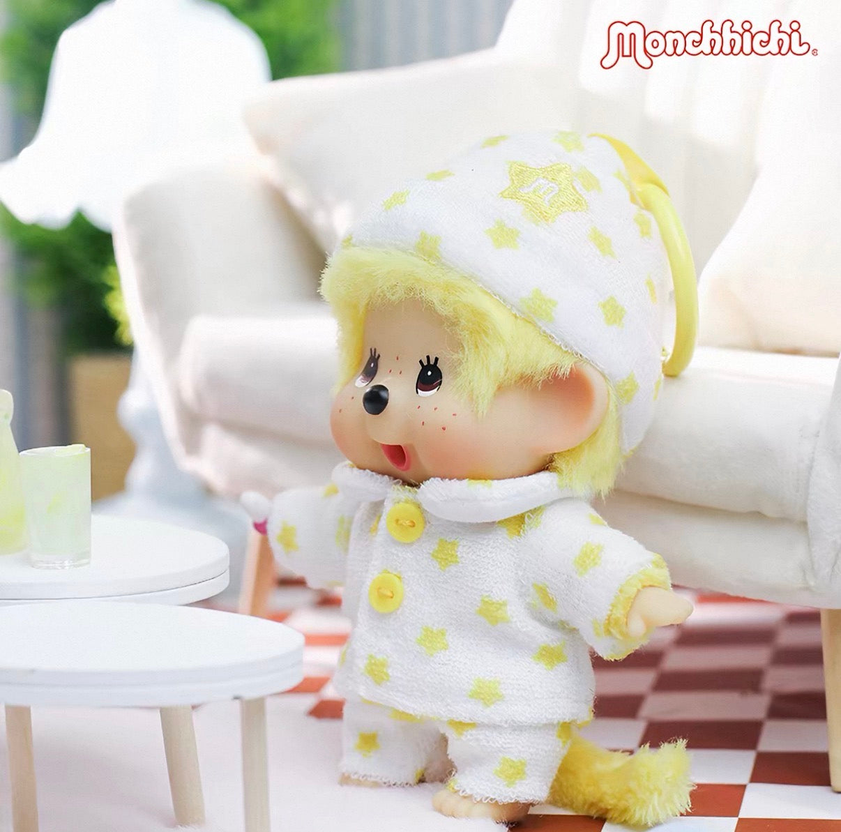 Monchhichi Limited Edition Pajama Costume 11cm Plush Pendant