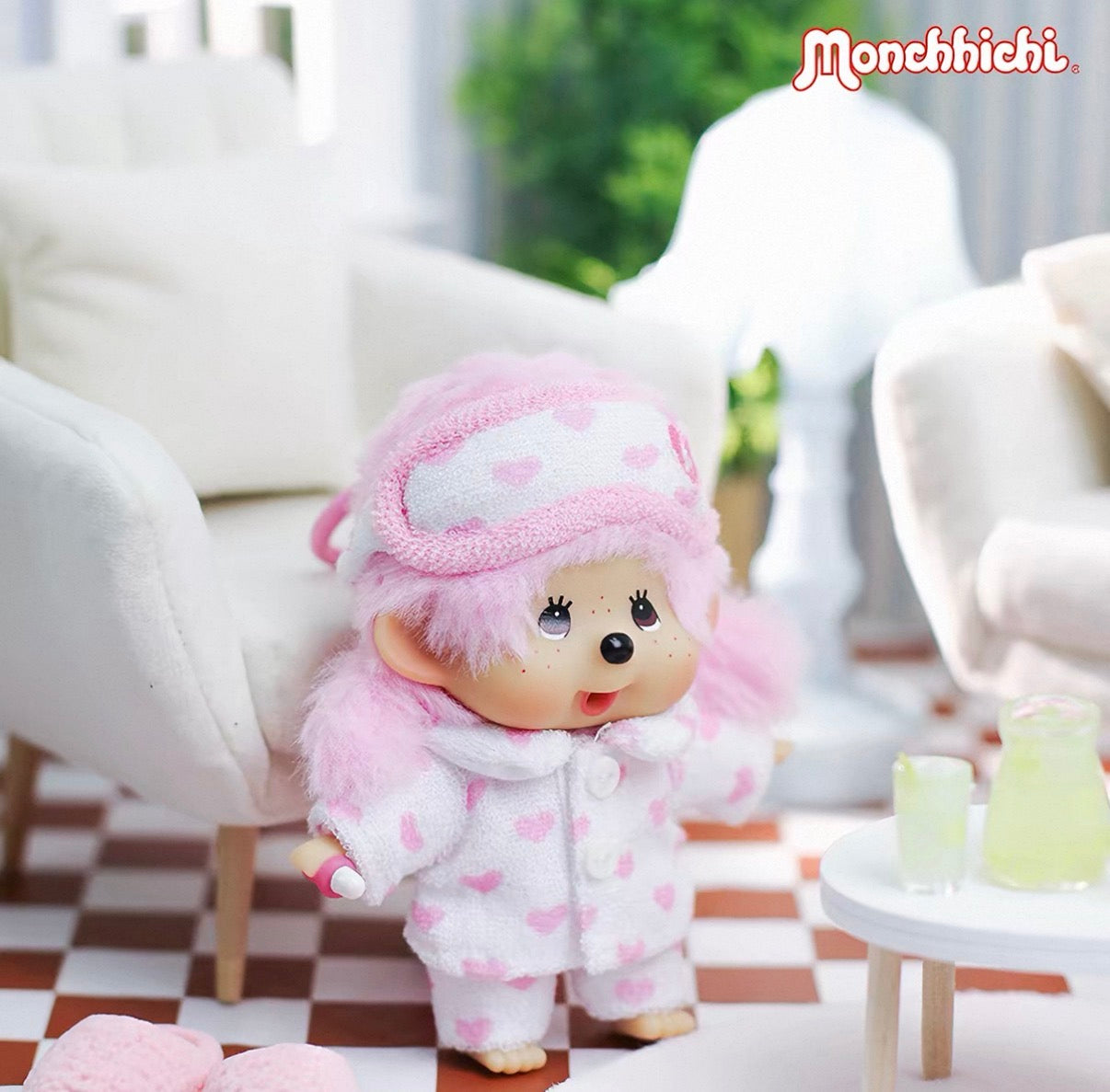 Monchhichi Limited Edition Pajama Costume 11cm Plush Pendant