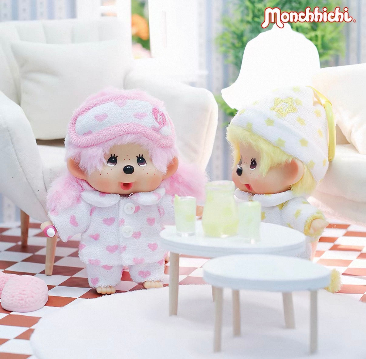 Monchhichi Limited Edition Pajama Costume 11cm Plush Pendant