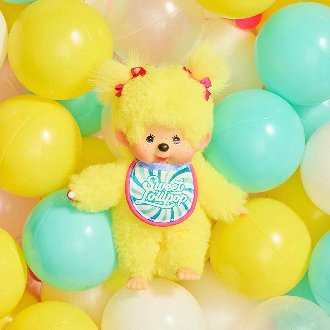 Monchhichi Sweet Lollipop 6" Keychain Plush (15cm) – Limited Edition