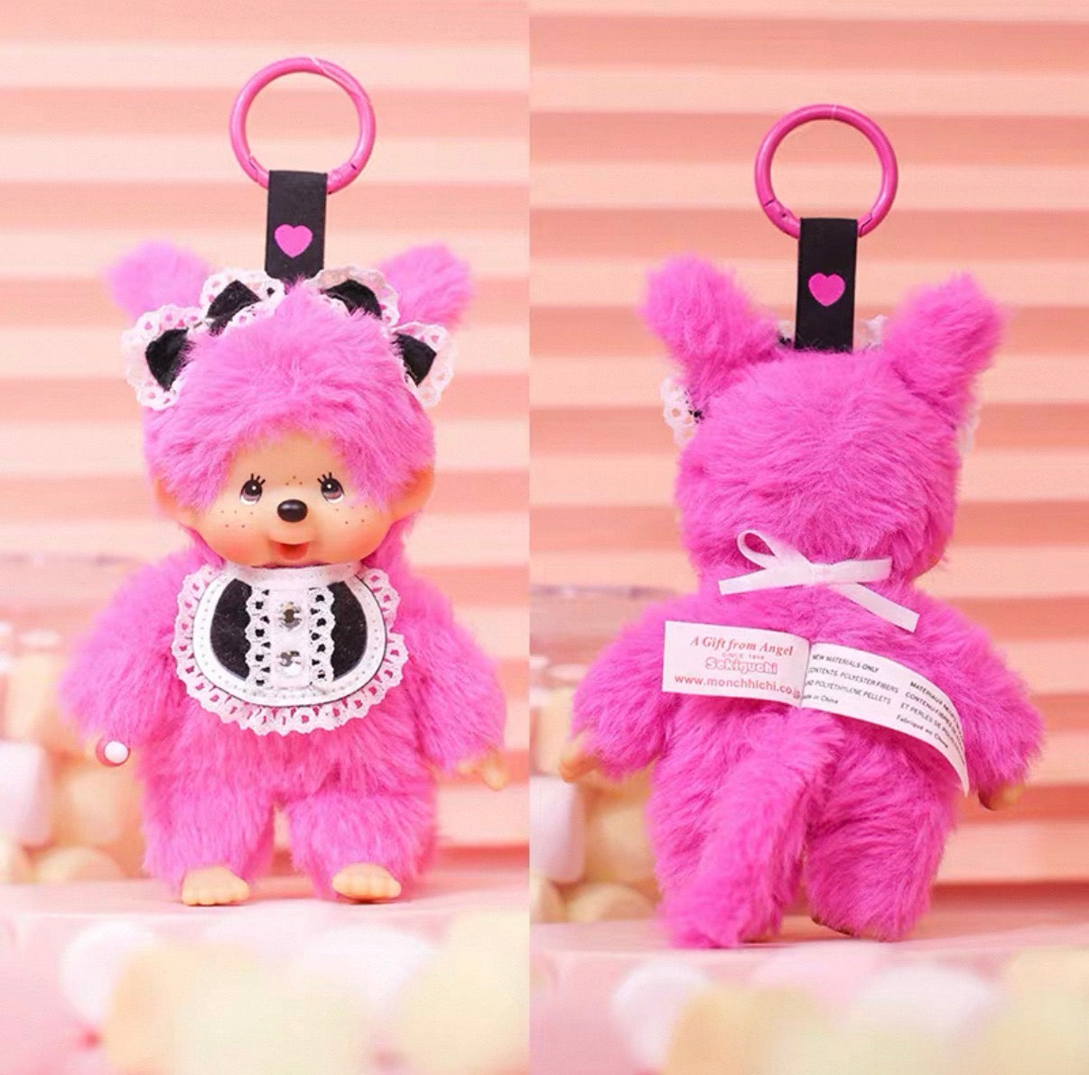 Monchhichi & Chimtan Maid Lace Pink Series