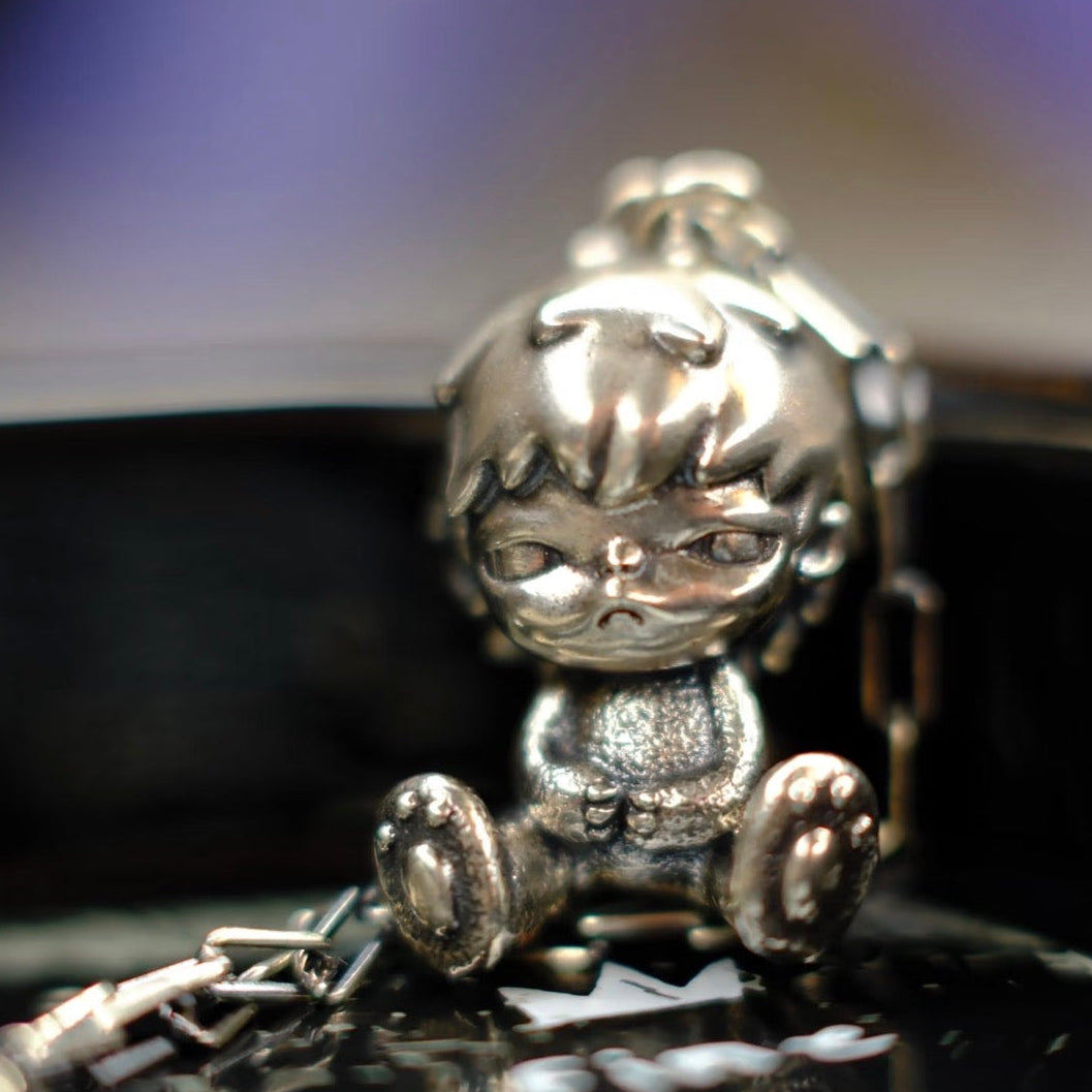 Hirono Stuffed Bear Pendant Necklace