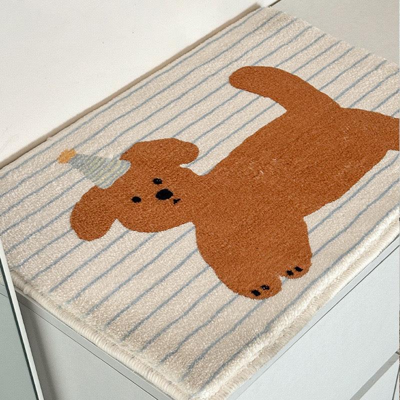 Baby Skin Friendly Dog Patterned Carpets