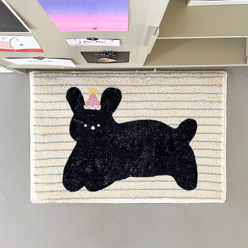 Baby Skin Friendly Dog Patterned Carpets