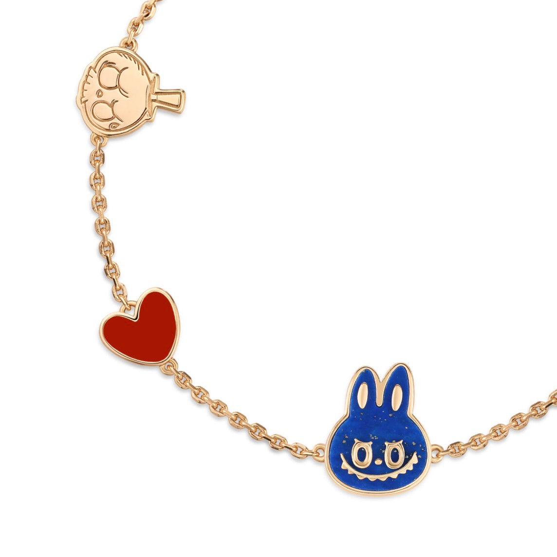 POPOP LOVE CHAPTER Series LABUBU & TYCOCO Gemstone Bracelet