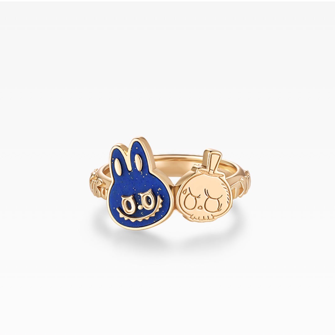POPOP LOVE CHAPTER Series LABUBU &TYCOCO Gemstone Ring (Pre-order)