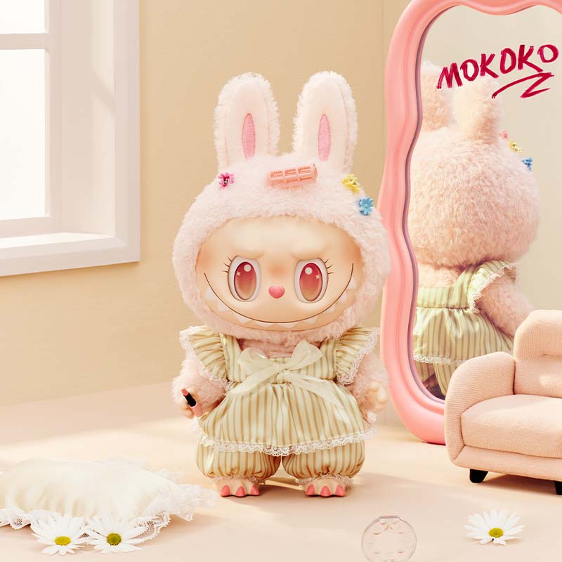 Mokoko Wake Up Spring Series Vinyl Face Plush Doll Gift Box