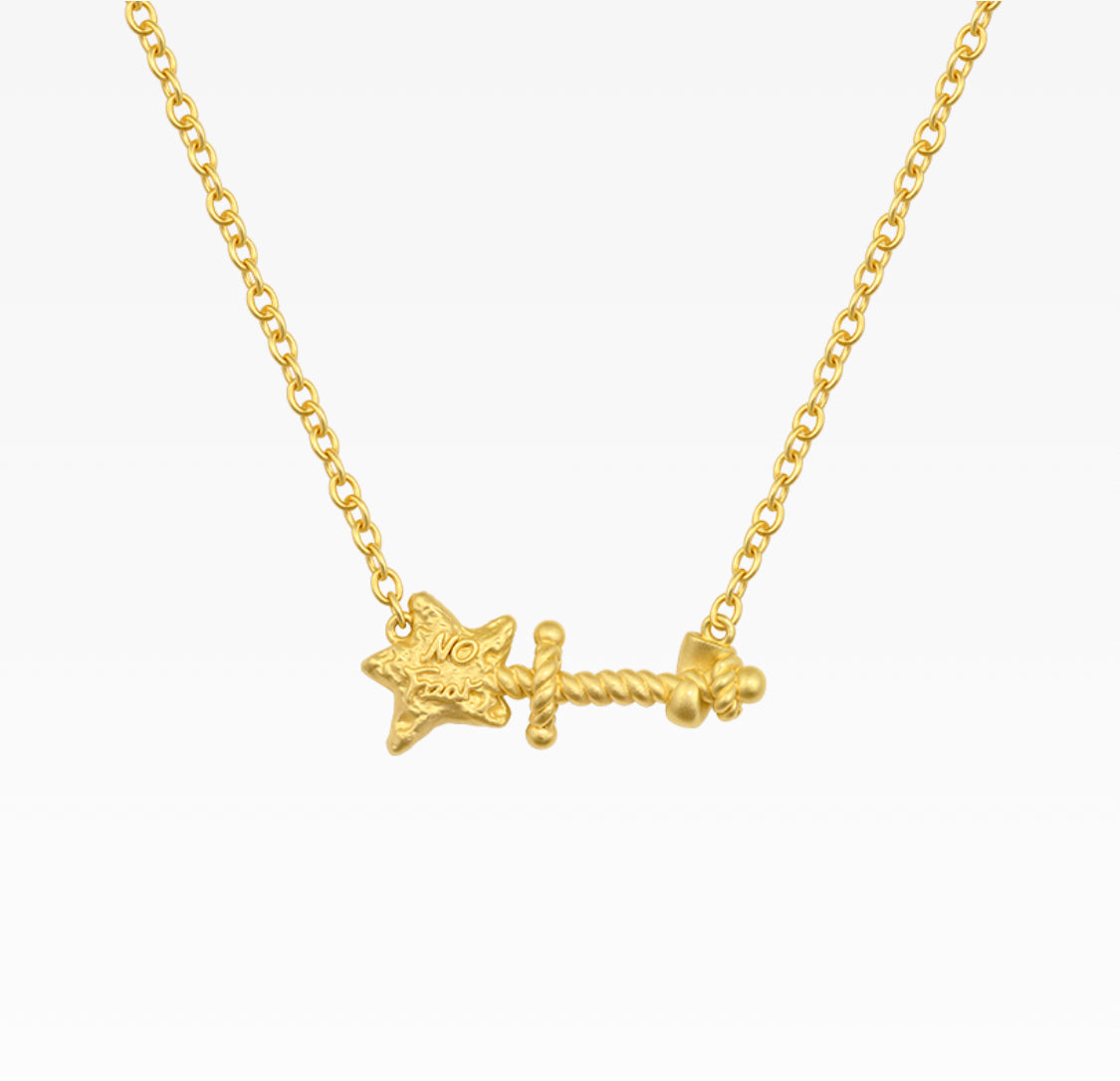 Twinkle Twinkle No Fear Magic Wand Necklace