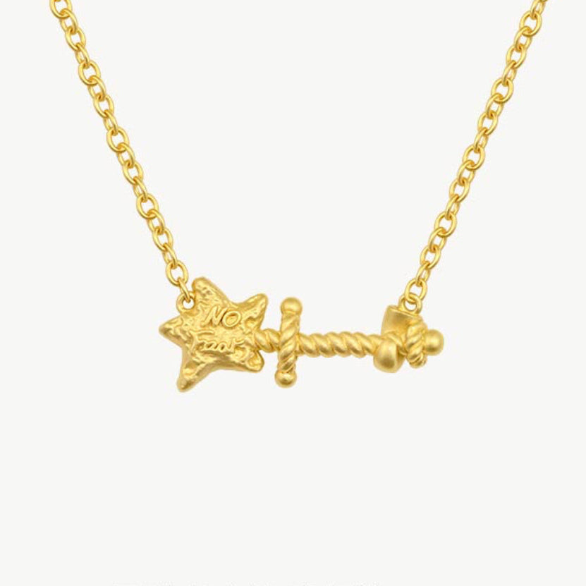 Twinkle Twinkle No Fear Magic Wand Necklace