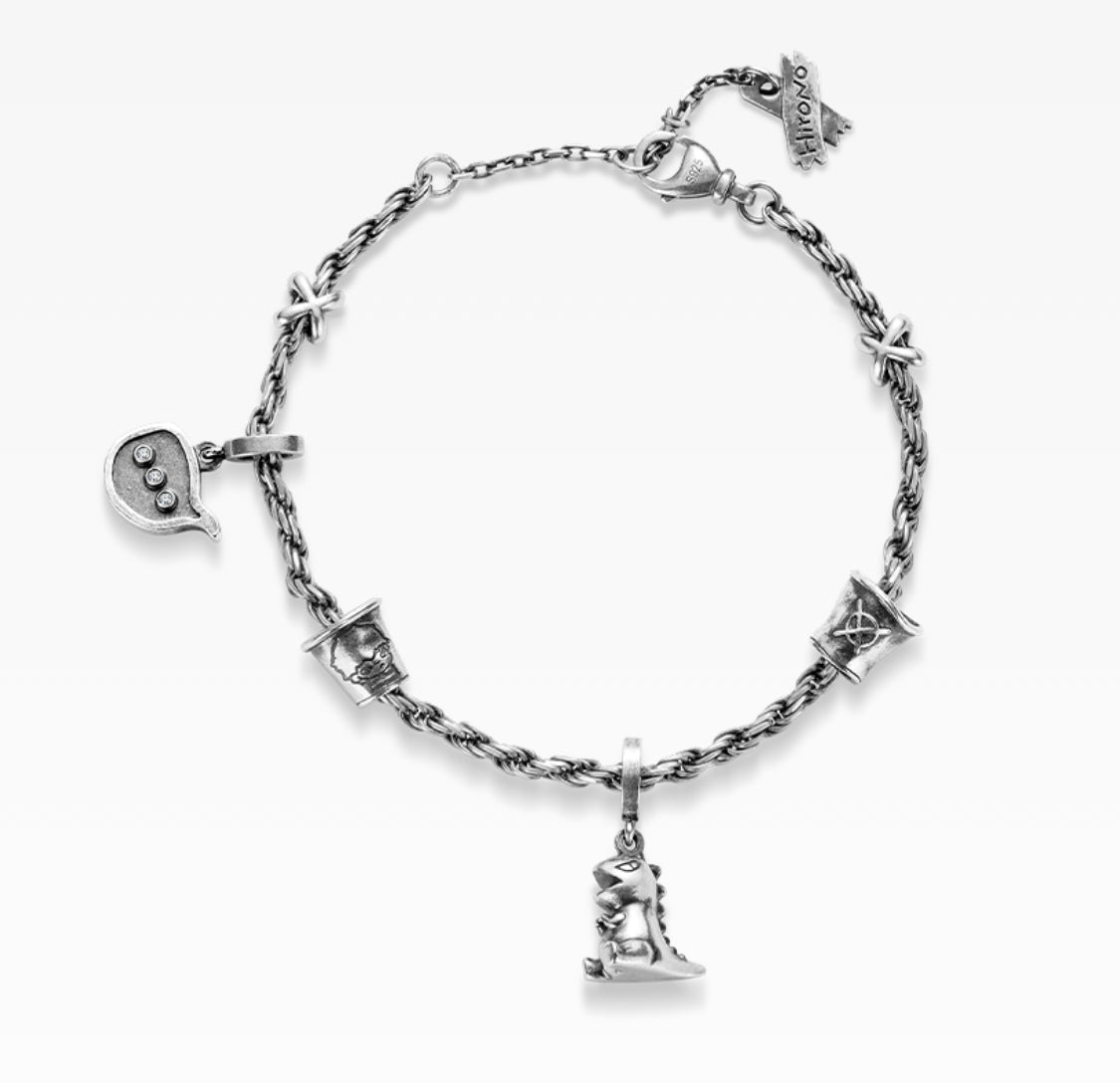 Hirono Dino Vintage Silver Bracelet