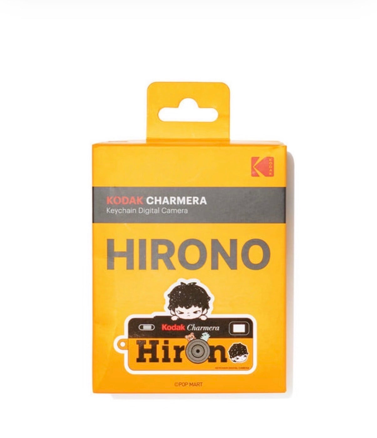 Hirono✖️Kodak charmera keychain digital camera packaging