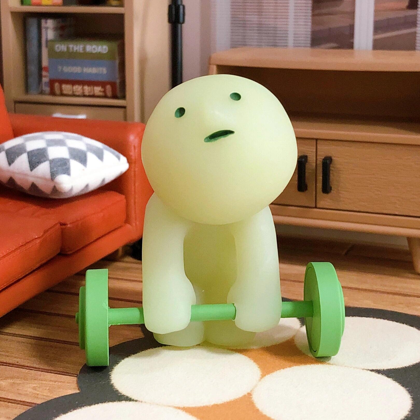 Smiski Glow in the Dark Excersing Series