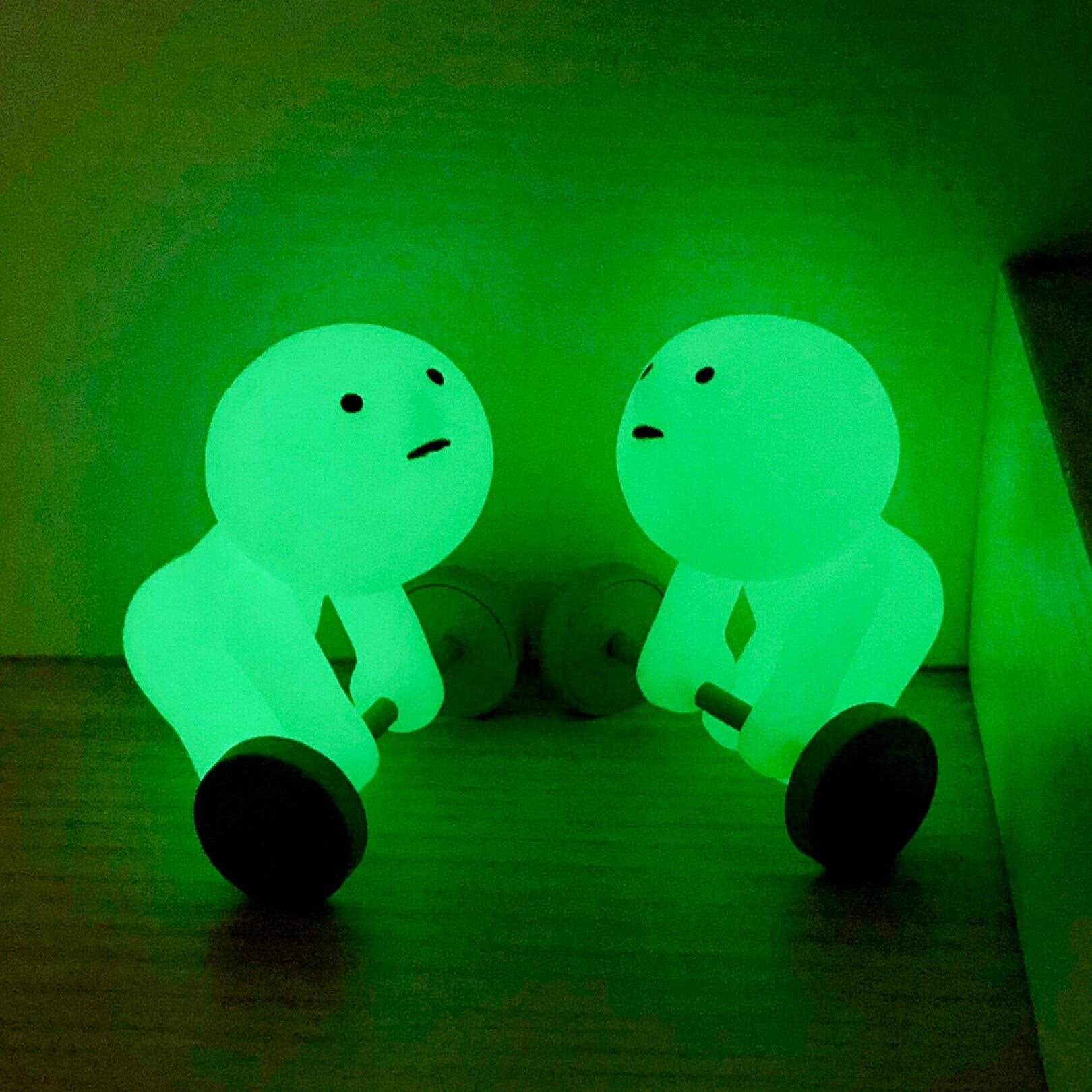 Smiski Glow in the Dark Excersing Series