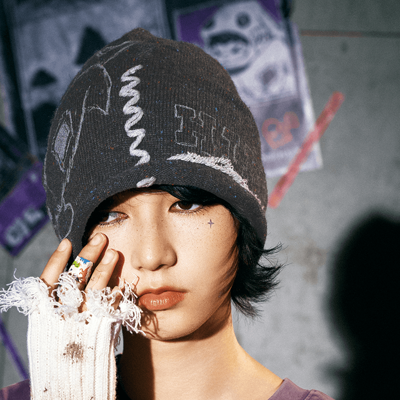 HIRONO After Dark Series Knitted Beanie