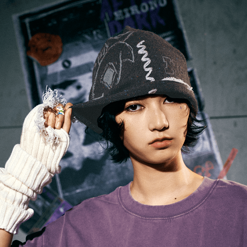 HIRONO After Dark Series Knitted Beanie