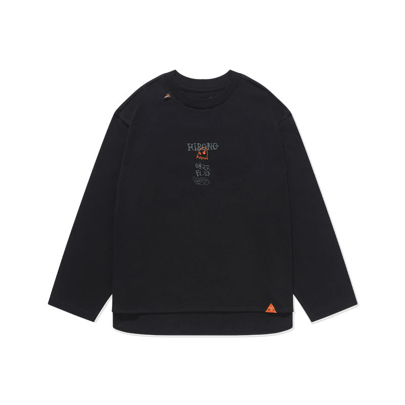 HIRONO After Dark Ghost Graphic Long Sleeve T-Shirt