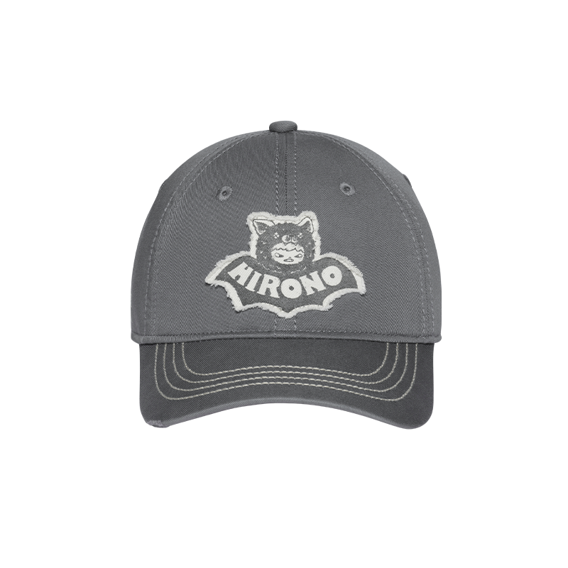 HIRONO After Dark Bat Washed Cotton Cap