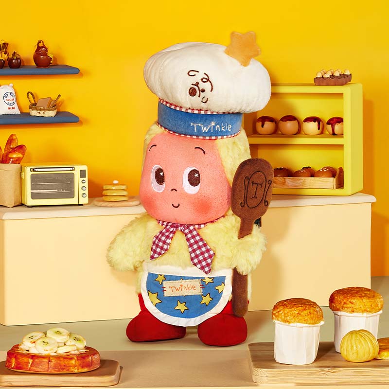 POP MART Twinkle Twinkle MOON GELATO Series-Baker Plush Doll