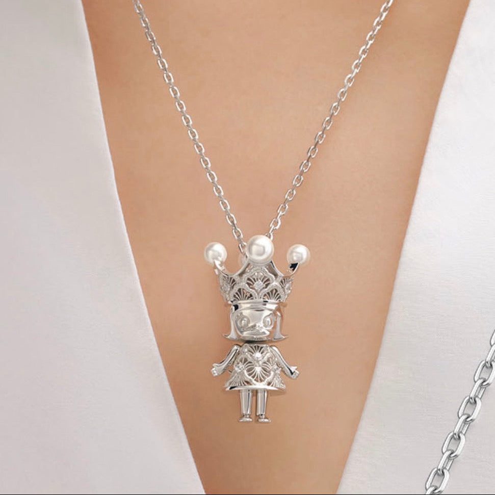 ROYAL MOLLY Lace Princess Necklace AT RI-SON 04