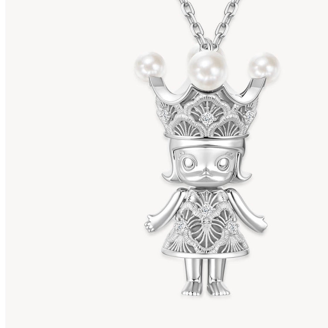 ROYAL MOLLY Lace Princess Necklace CLOSER LOOK