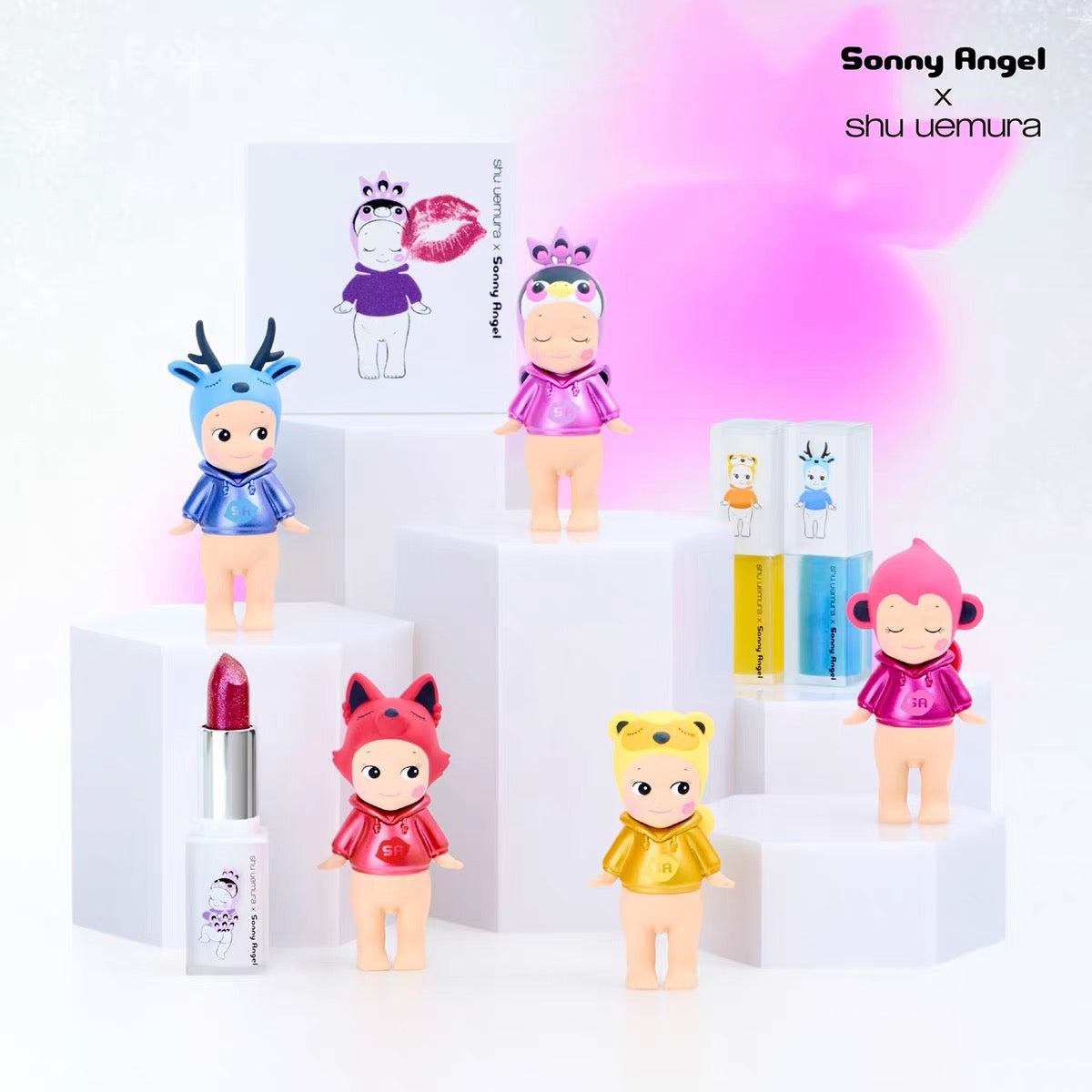 Sonny Angel x Shu Uemura: Makeup Angel Series （Pre-Order)