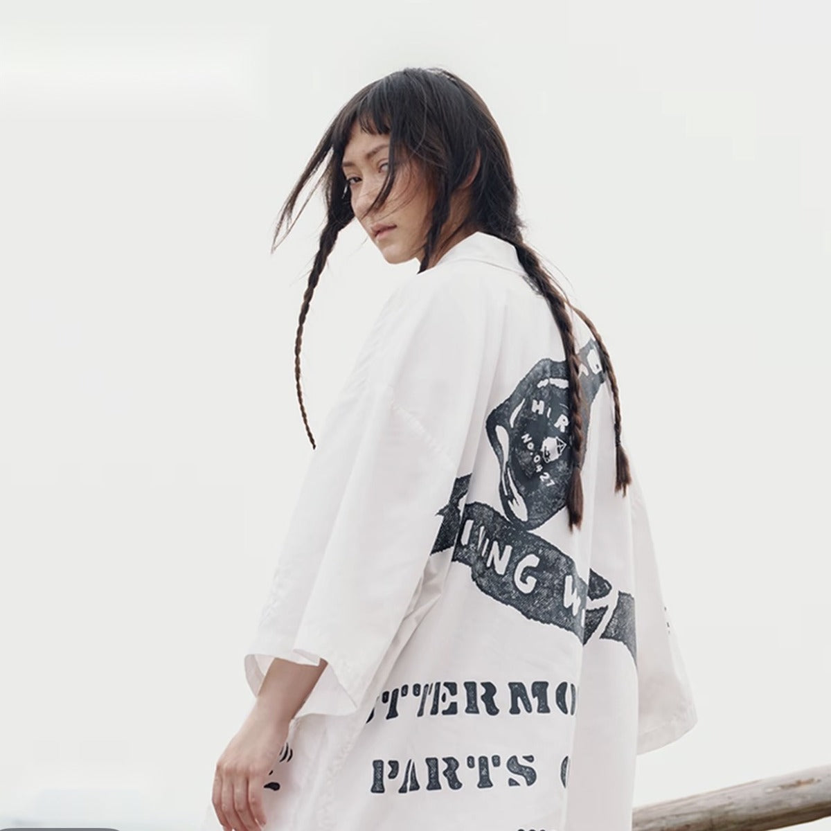 Hirono Living Wild “Song of the Sea” Graphic Short-Sleeve Shirt