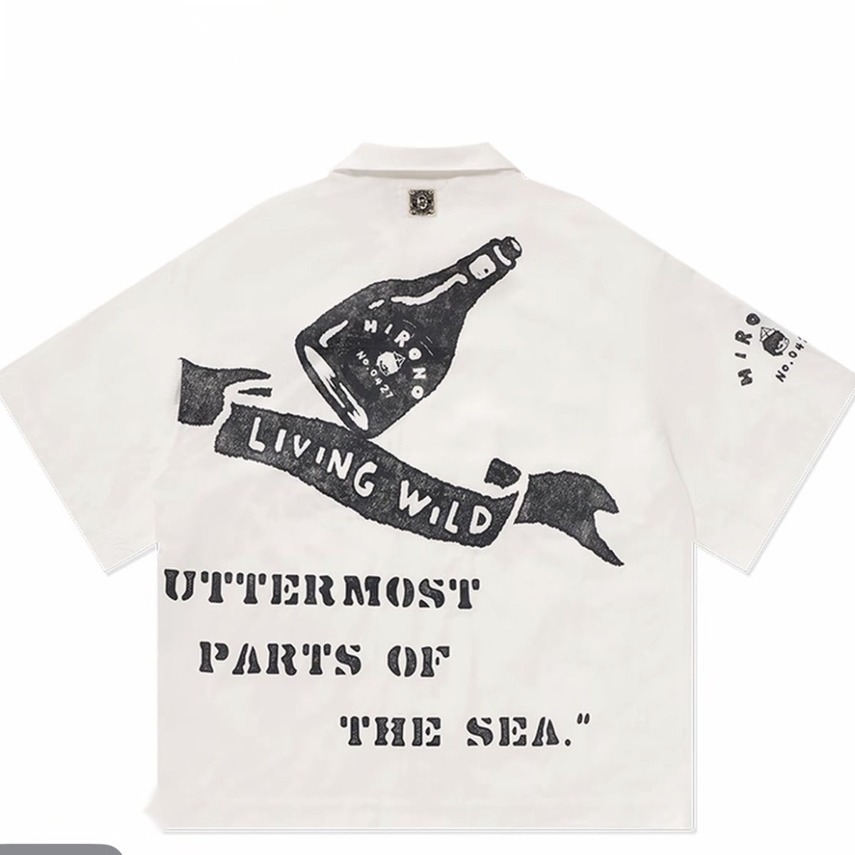 Hirono Living Wild “Song of the Sea” Graphic Short-Sleeve Shirt