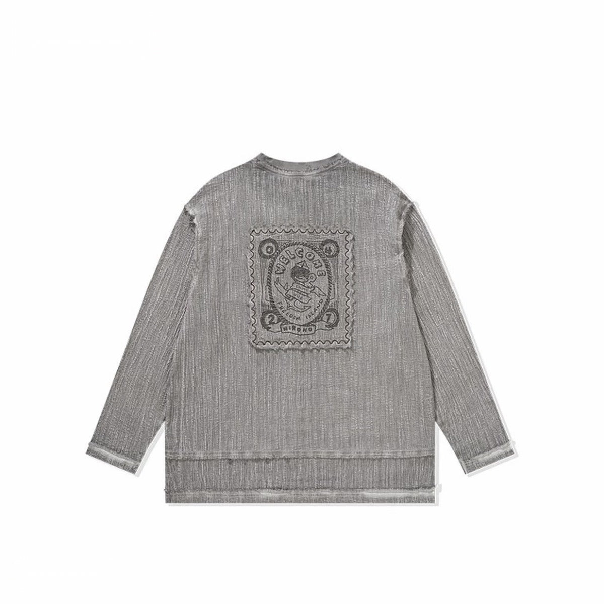 Hirono Living Wild “Song of the Sea” Navigation Patch Long-Sleeve Top