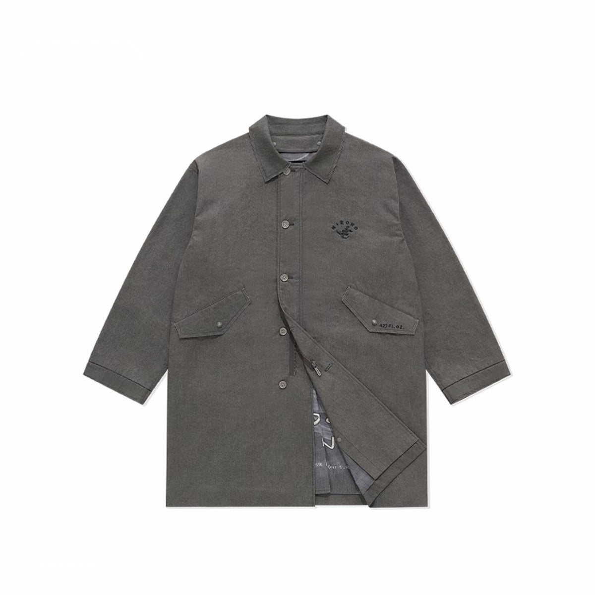 Hirono Sea Song Storm Sailing Coat – Heather Grey
