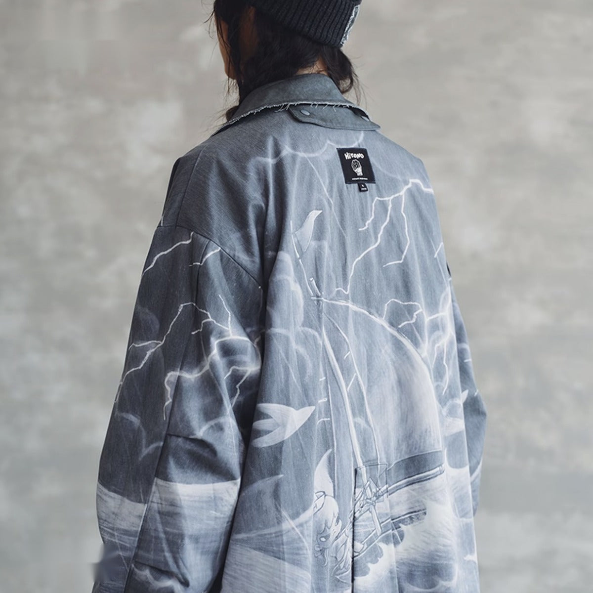 Hirono Sea Song Storm Sailing Coat – Heather Grey