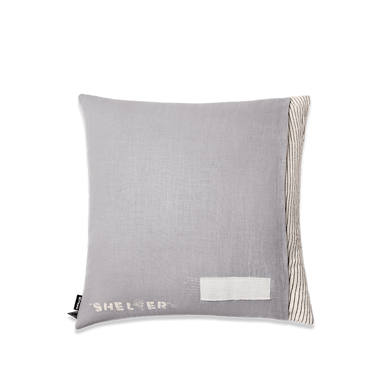 HIRONO Living Wild Embroidered Patch Cushion
