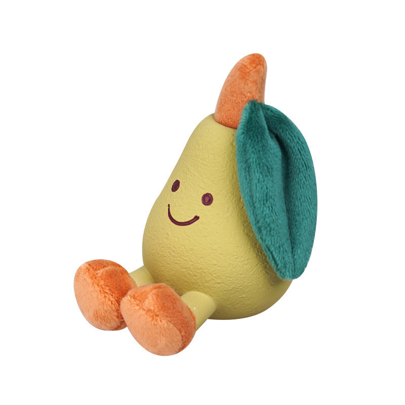 Latex Plush Fruit Series Dog Chew Toys