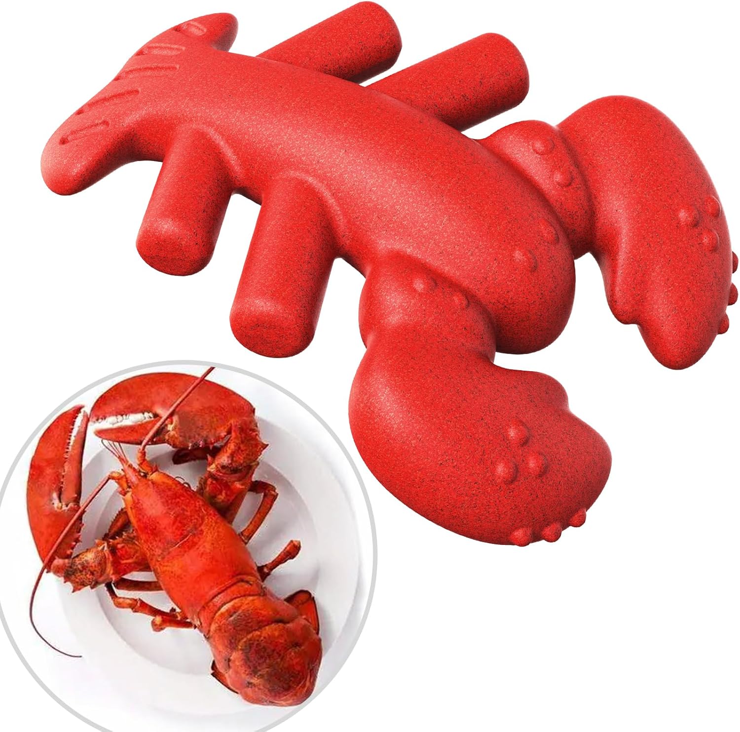 Boston Lobster Dog Chew Toy for Heavy Chewers