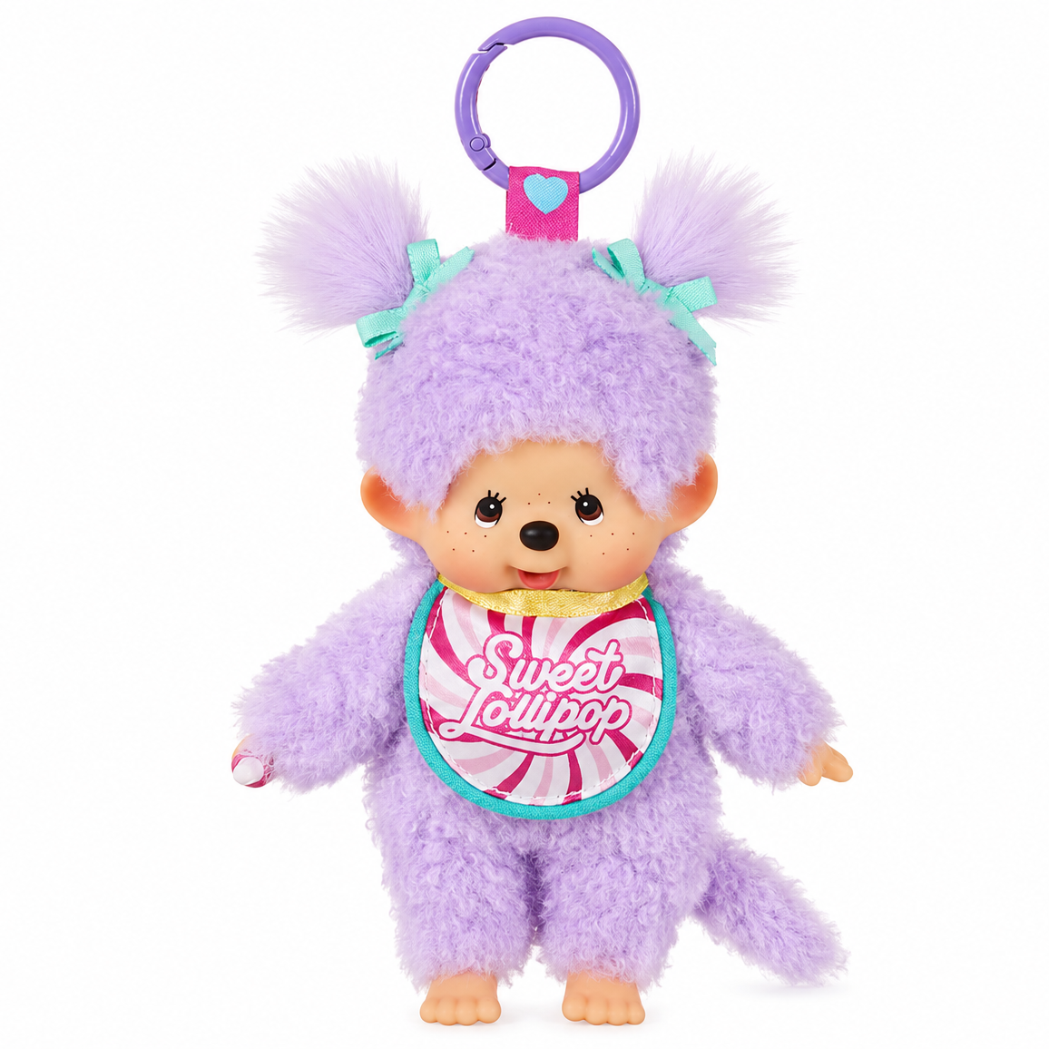 Monchhichi Sweet Lollipop 6" Keychain Plush (15cm) – Limited Edition