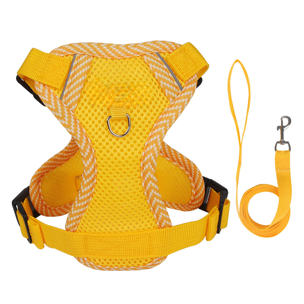 Small Dog and Cat Vest-Style Chest Harness with Reflective,Breathable Features R-H684 - ri-son