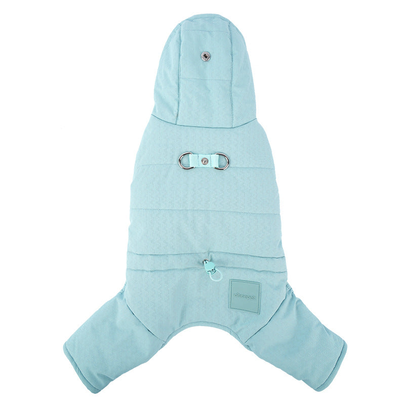 Cozy Pet Padded Suit with Hood and Four - Limb Coverage