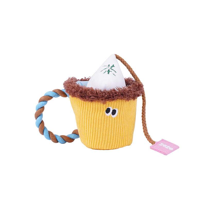 Zeze Tea Cup Plush Dog Toy - ri-son