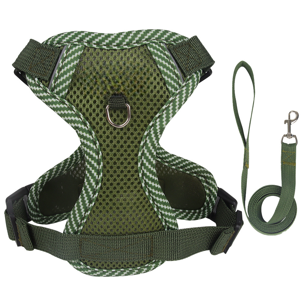 Small Dog and Cat Vest-Style Chest Harness with Reflective,Breathable Features R-H684 - ri-son