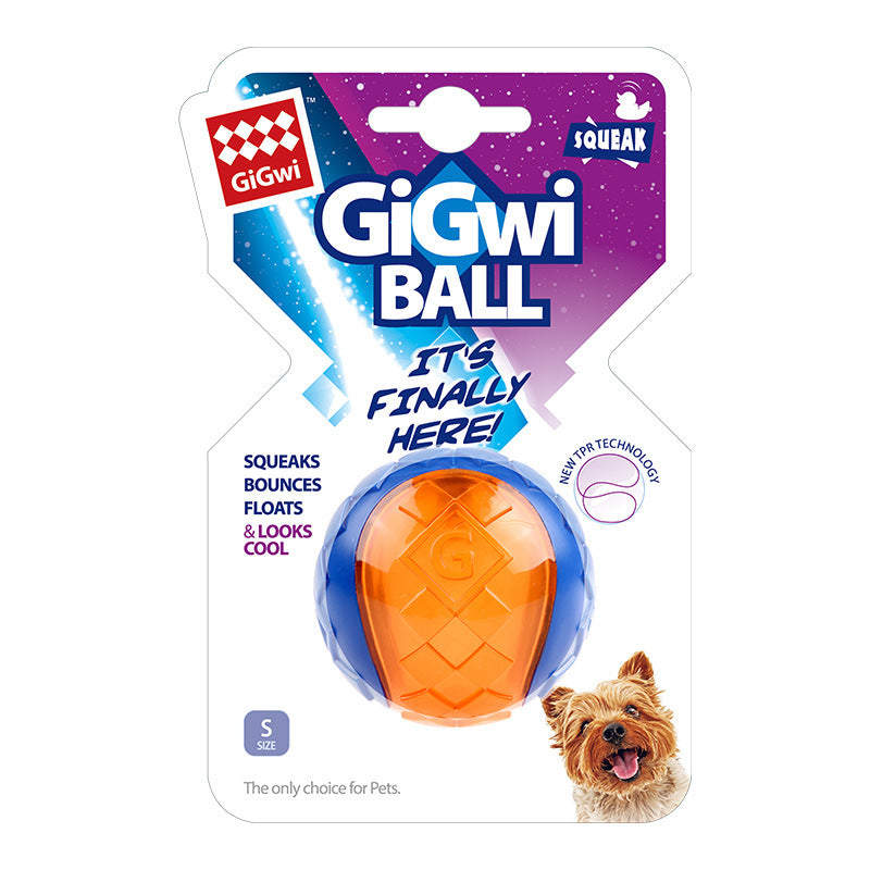 GiGwi GBall Dog Fetch & Squeaky Toy