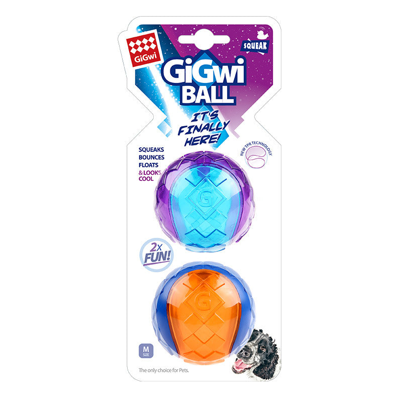 GiGwi GBall Dog Fetch & Squeaky Toy