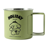 Black (Curly Puppy Folding Handle Cup)