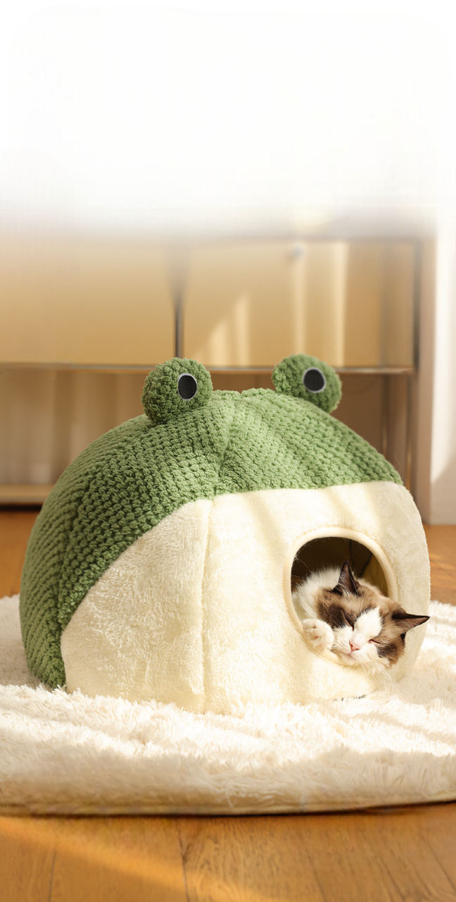 Pet Frog Cushion/Pet Bed R-B03 - ri-son