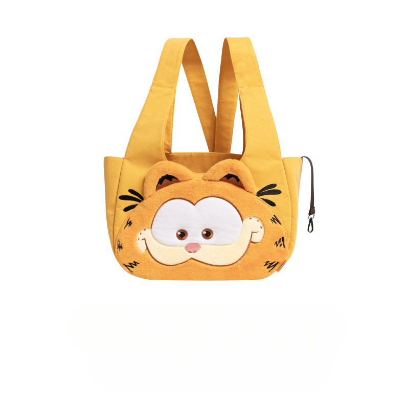 Garfield Cat Backpack, Pet Travel Bag for Small Puppy, Cats,Soft Fabric - ri-son