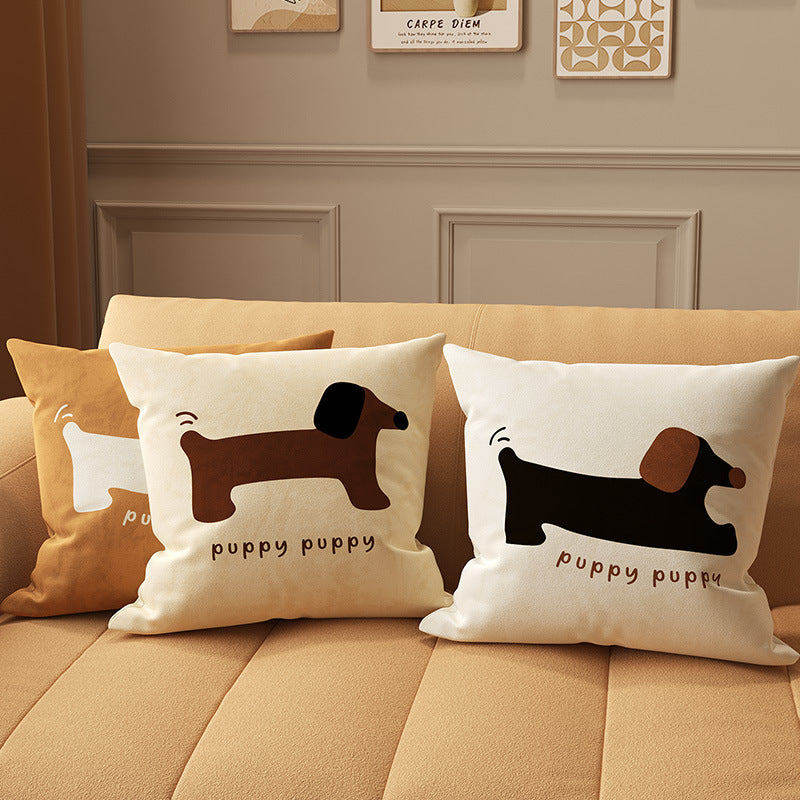 Dachshund Delight Decorative Sofa Pillows